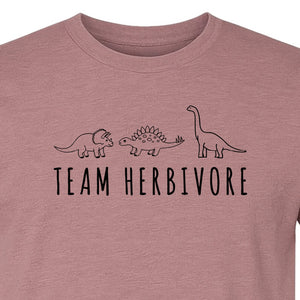 Vegan Dinosaur T-Shirt, Team Herbivore Graphic for Plant Lovers and Vegetarian Gifts