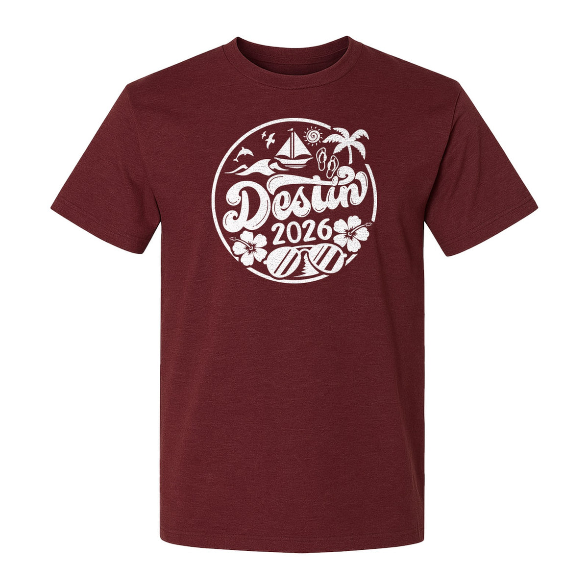 Destin 2026 T-Shirt, Florida Beach Vacation Graphic for Coastal Trip Travelers