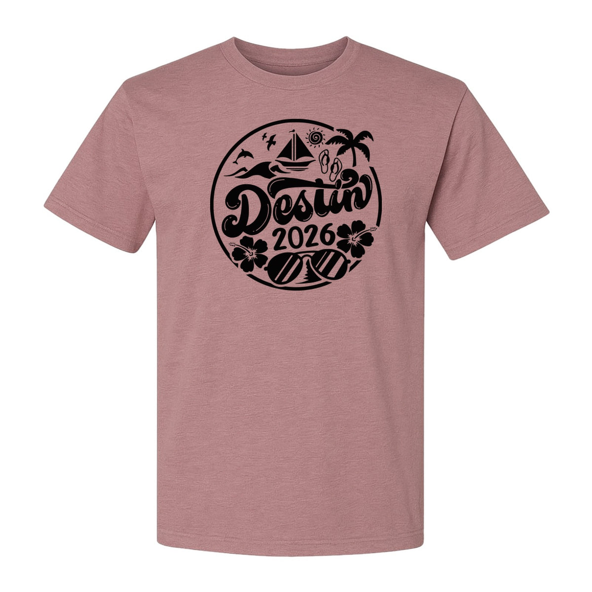 Destin 2026 T-Shirt, Florida Beach Vacation Graphic for Coastal Trip Travelers