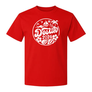 Destin 2026 T-Shirt, Florida Beach Vacation Graphic for Coastal Trip Travelers