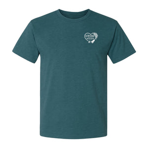 Ultrasound Tech T-Shirt, Small Chest Sonography Design with Floral Probe Line Art for Sonographers