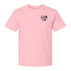 Ultrasound Tech T-Shirt, Small Chest Sonography Design with Floral Probe Line Art for Sonographers