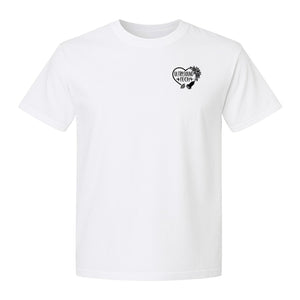 Ultrasound Tech T-Shirt, Small Chest Sonography Design with Floral Probe Line Art for Sonographers