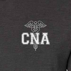 CNA T-Shirt with Caduceus Left Chest Design, Certified Nursing Assistant Graduation Tee