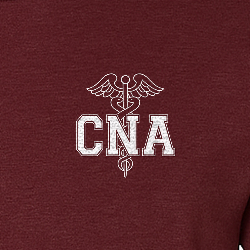 CNA T-Shirt with Caduceus Left Chest Design, Certified Nursing Assistant Graduation Tee