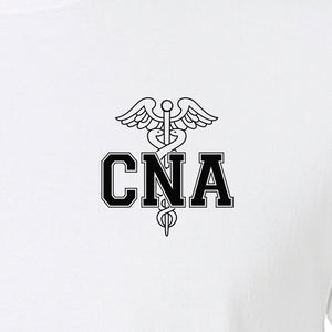 CNA T-Shirt with Caduceus Left Chest Design, Certified Nursing Assistant Graduation Tee