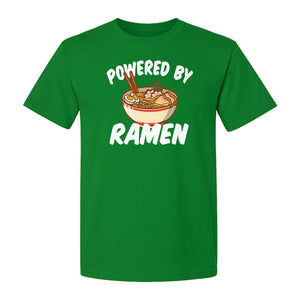 Ramen T-Shirt, Powered By Noodle Bowl Graphic for Foodies and Japanese Cuisine Lovers