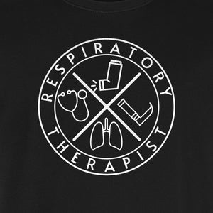 Respiratory Therapist T-Shirt, Stethoscope and Lungs Graphic for Pulmonology Professionals