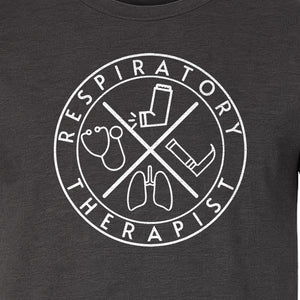 Respiratory Therapist T-Shirt, Stethoscope and Lungs Graphic for Pulmonology Professionals