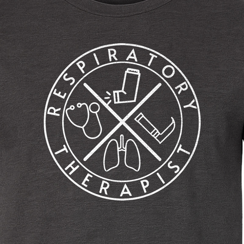 Respiratory Therapist T-Shirt, Stethoscope and Lungs Graphic for Pulmonology Professionals