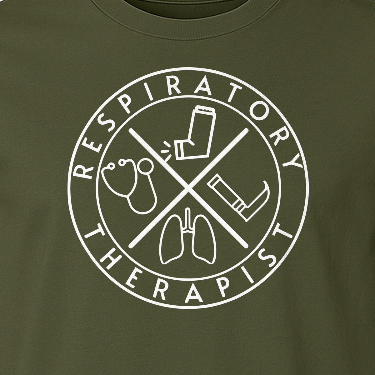 Respiratory Therapist T-Shirt, Stethoscope and Lungs Graphic for Pulmonology Professionals