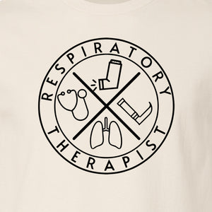 Respiratory Therapist T-Shirt, Stethoscope and Lungs Graphic for Pulmonology Professionals