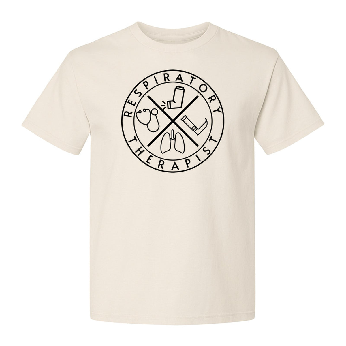 Respiratory Therapist T-Shirt, Stethoscope and Lungs Graphic for Pulmonology Professionals