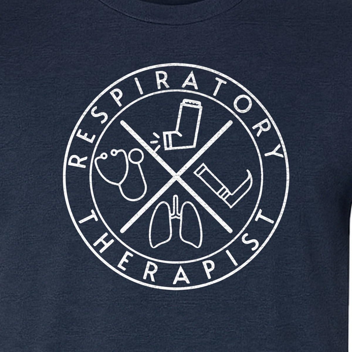 Respiratory Therapist T-Shirt, Stethoscope and Lungs Graphic for Pulmonology Professionals