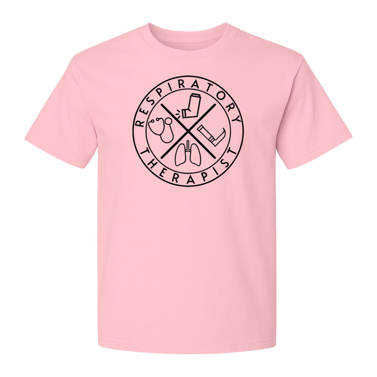 Respiratory Therapist T-Shirt, Stethoscope and Lungs Graphic for Pulmonology Professionals