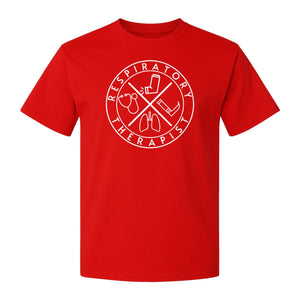 Respiratory Therapist T-Shirt, Stethoscope and Lungs Graphic for Pulmonology Professionals