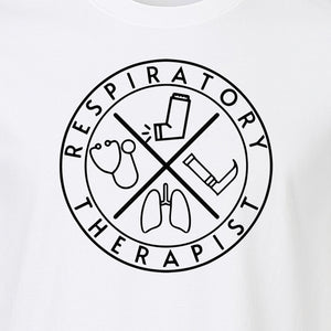 Respiratory Therapist T-Shirt, Stethoscope and Lungs Graphic for Pulmonology Professionals