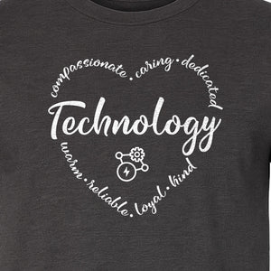 Technology Teacher T-Shirt, Compassionate Caring Dedicated STEM Educator Design for Back to School