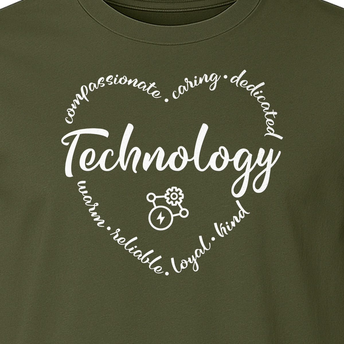 Technology Teacher T-Shirt, Compassionate Caring Dedicated STEM Educator Design for Back to School