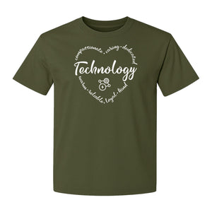 Technology Teacher T-Shirt, Compassionate Caring Dedicated STEM Educator Design for Back to School