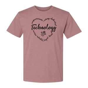 Technology Teacher T-Shirt, Compassionate Caring Dedicated STEM Educator Design for Back to School