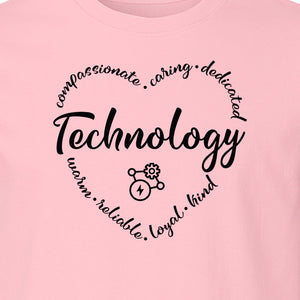 Technology Teacher T-Shirt, Compassionate Caring Dedicated STEM Educator Design for Back to School