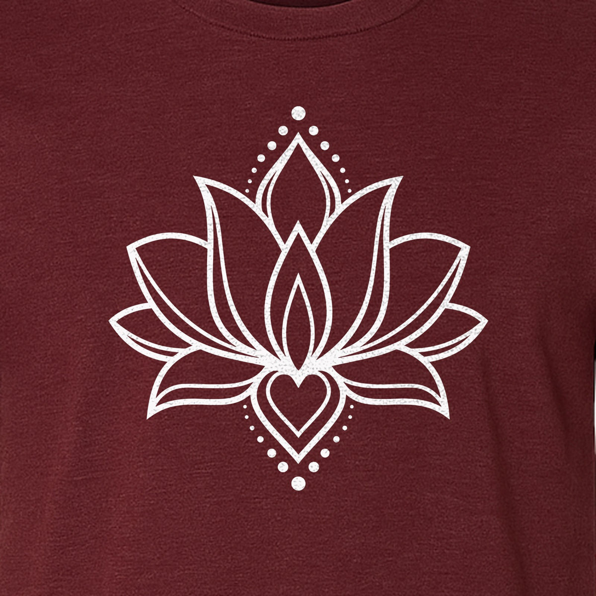 Lotus Flower T-Shirt, Boho Mandala Yoga Meditation Gift for Mindfulness Lovers