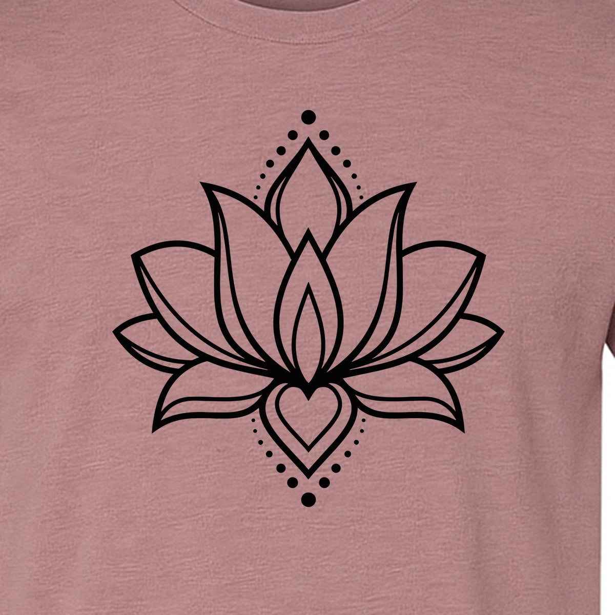Lotus Flower T-Shirt, Boho Mandala Yoga Meditation Gift for Mindfulness Lovers