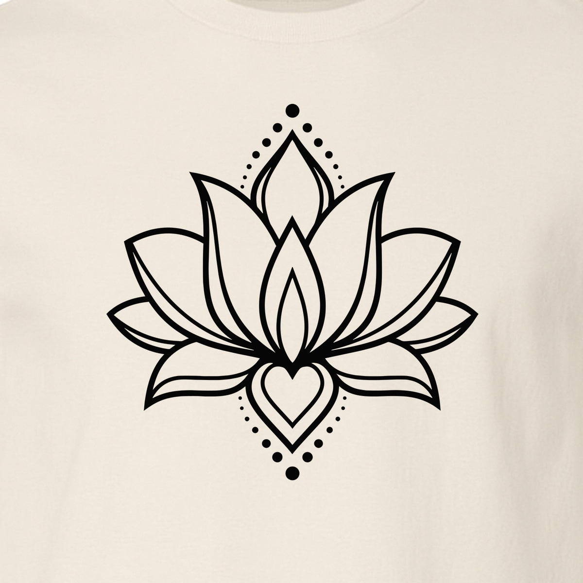 Lotus Flower T-Shirt, Boho Mandala Yoga Meditation Gift for Mindfulness Lovers