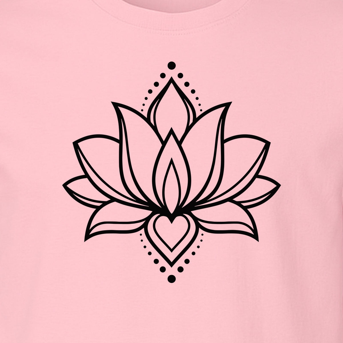 Lotus Flower T-Shirt, Boho Mandala Yoga Meditation Gift for Mindfulness Lovers