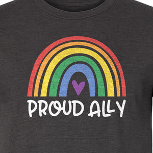 Proud Ally Rainbow T-Shirt, LGBTQ Support and Equality Design for Pride Month Celebrations