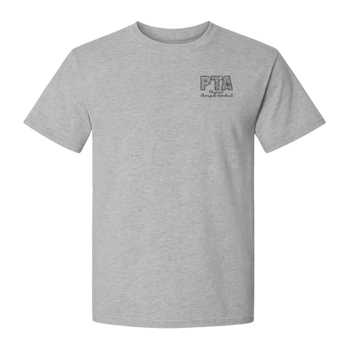 PTA T-Shirt, Physical Therapist Assistant Pocket Print for Graduation Gifts