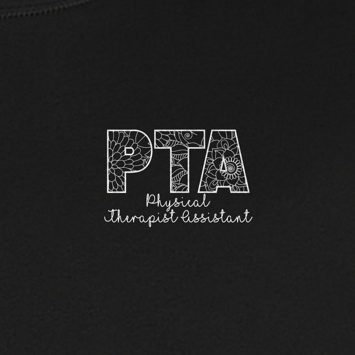 PTA T-Shirt, Physical Therapist Assistant Pocket Print for Graduation Gifts