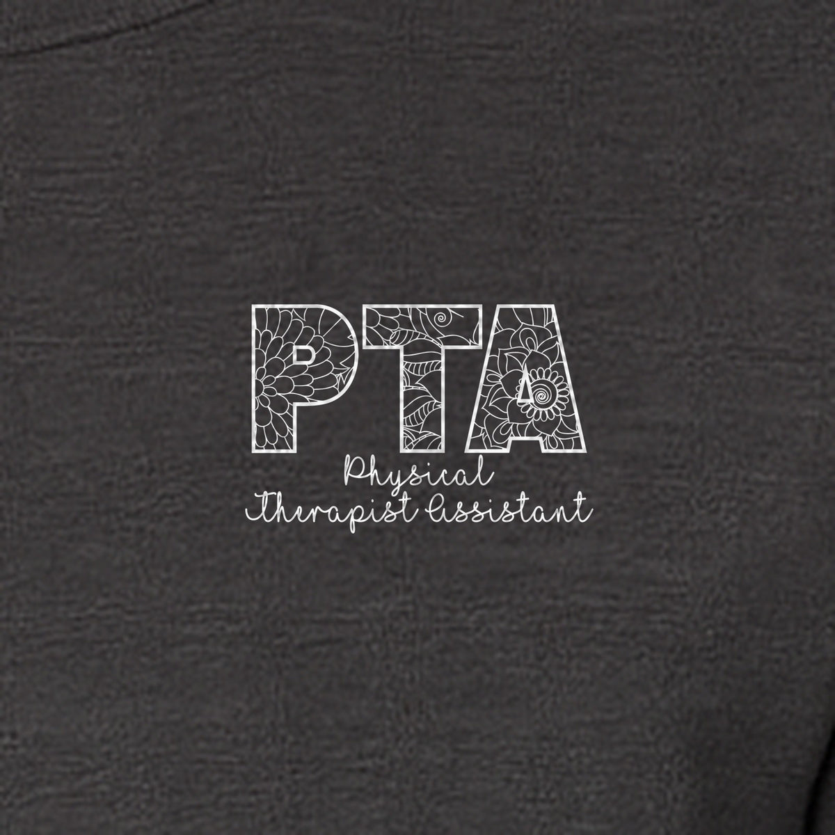 PTA T-Shirt, Physical Therapist Assistant Pocket Print for Graduation Gifts
