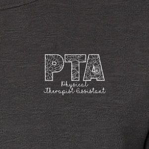 PTA T-Shirt, Physical Therapist Assistant Pocket Print for Graduation Gifts