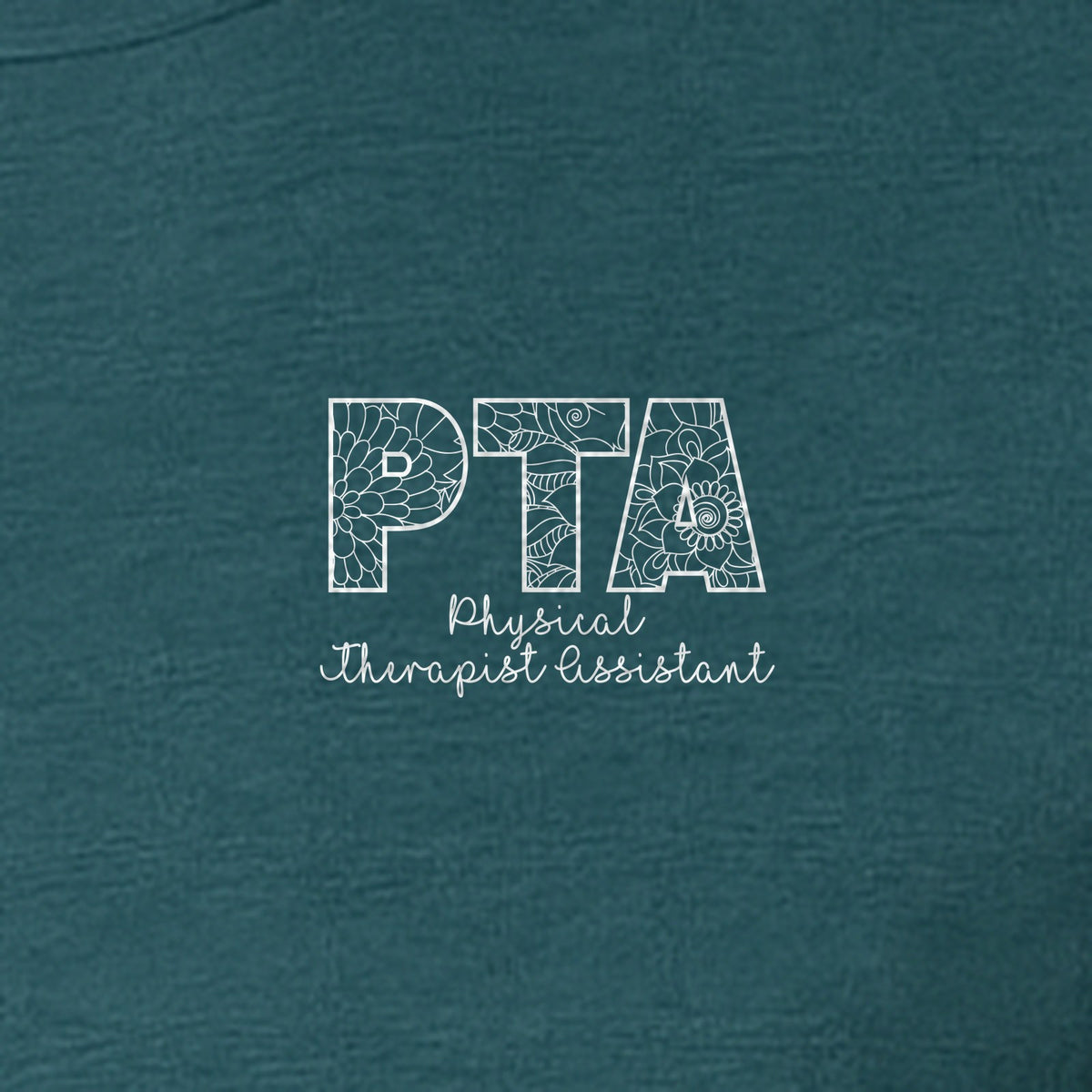 PTA T-Shirt, Physical Therapist Assistant Pocket Print for Graduation Gifts