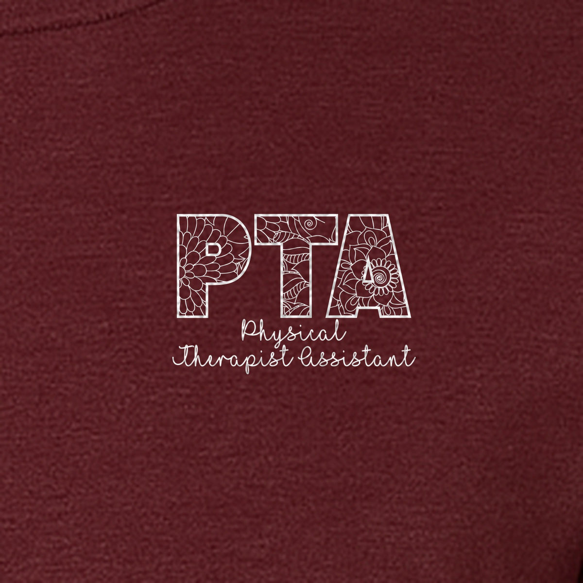 PTA T-Shirt, Physical Therapist Assistant Pocket Print for Graduation Gifts