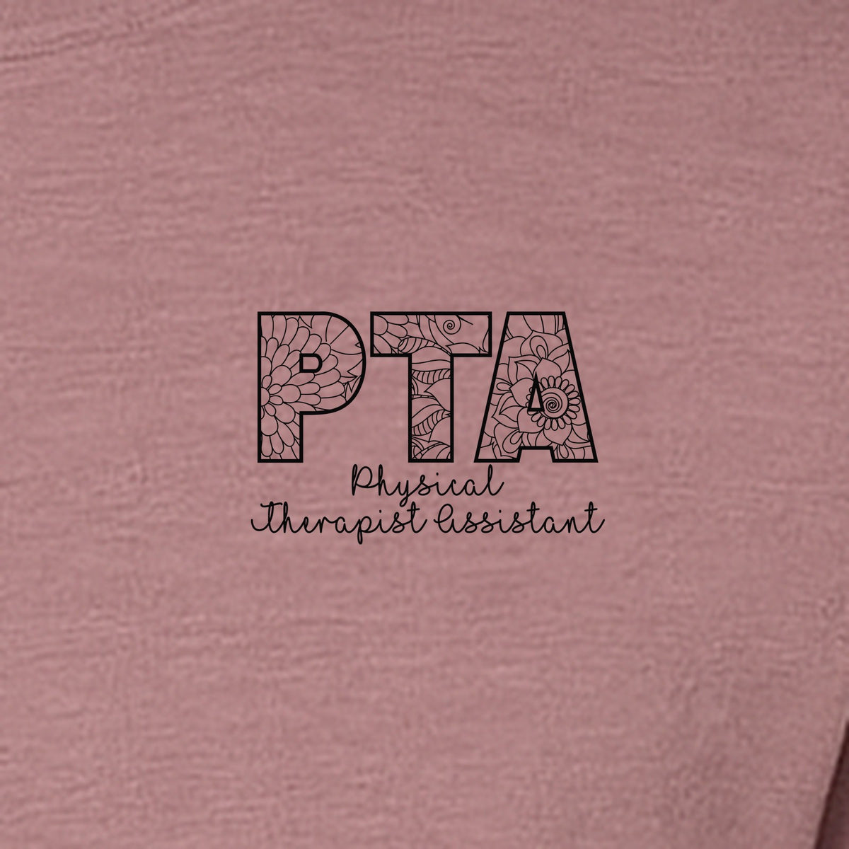 PTA T-Shirt, Physical Therapist Assistant Pocket Print for Graduation Gifts