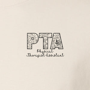 PTA T-Shirt, Physical Therapist Assistant Pocket Print for Graduation Gifts
