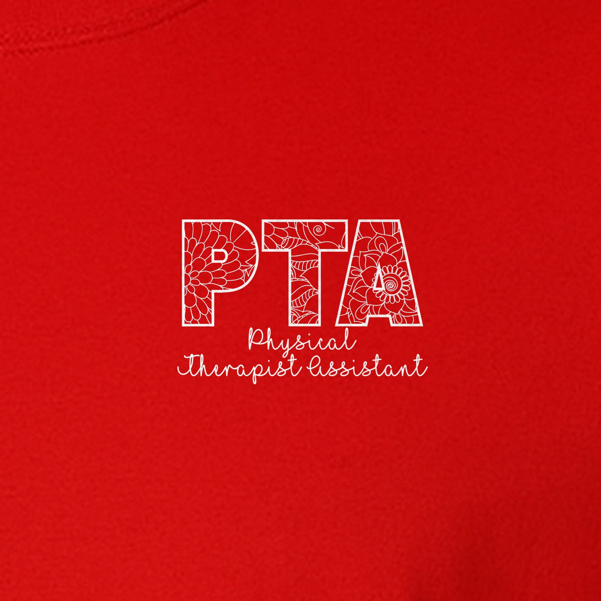 PTA T-Shirt, Physical Therapist Assistant Pocket Print for Graduation Gifts