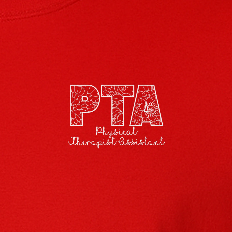 PTA T-Shirt, Physical Therapist Assistant Pocket Print for Graduation Gifts