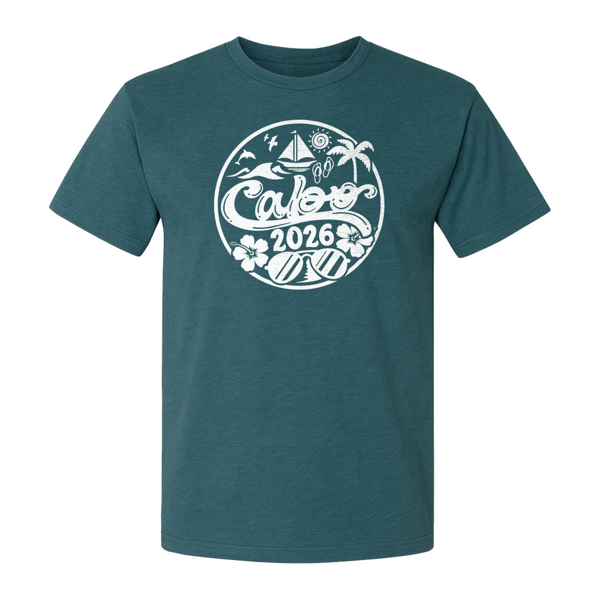 Cabo 2026 T-Shirt, Beach Vacation Graphic Tee for Travel Lovers and Family Getaways