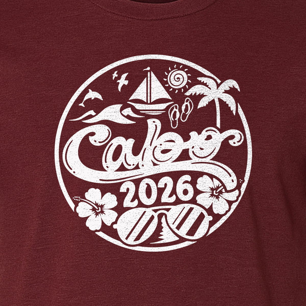 Cabo 2026 T-Shirt, Beach Vacation Graphic Tee for Travel Lovers and Family Getaways