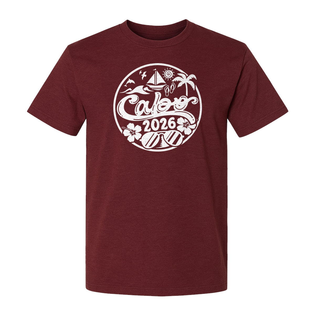 Cabo 2026 T-Shirt, Beach Vacation Graphic Tee for Travel Lovers and Family Getaways