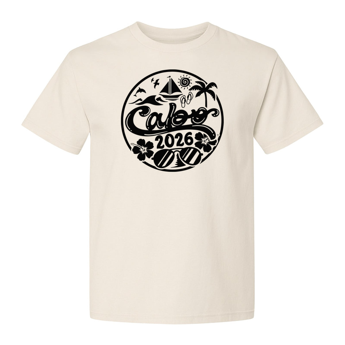 Cabo 2026 T-Shirt, Beach Vacation Graphic Tee for Travel Lovers and Family Getaways