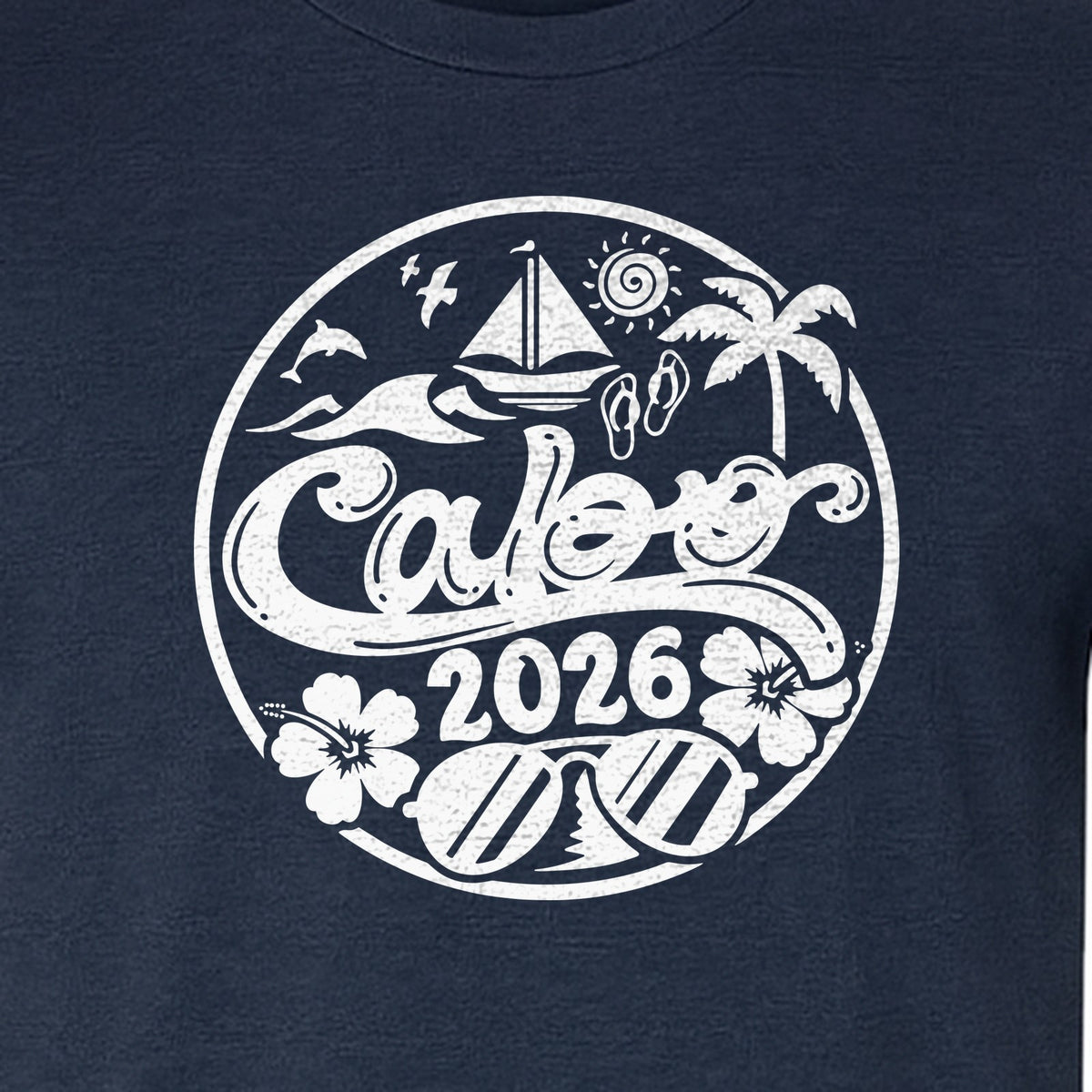 Cabo 2026 T-Shirt, Beach Vacation Graphic Tee for Travel Lovers and Family Getaways