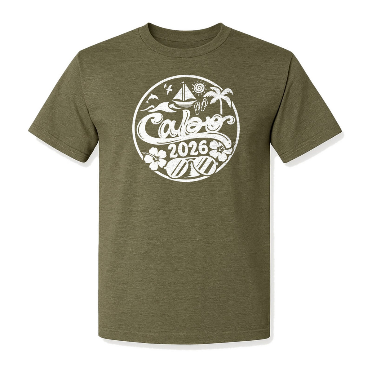 Cabo 2026 T-Shirt, Beach Vacation Graphic Tee for Travel Lovers and Family Getaways
