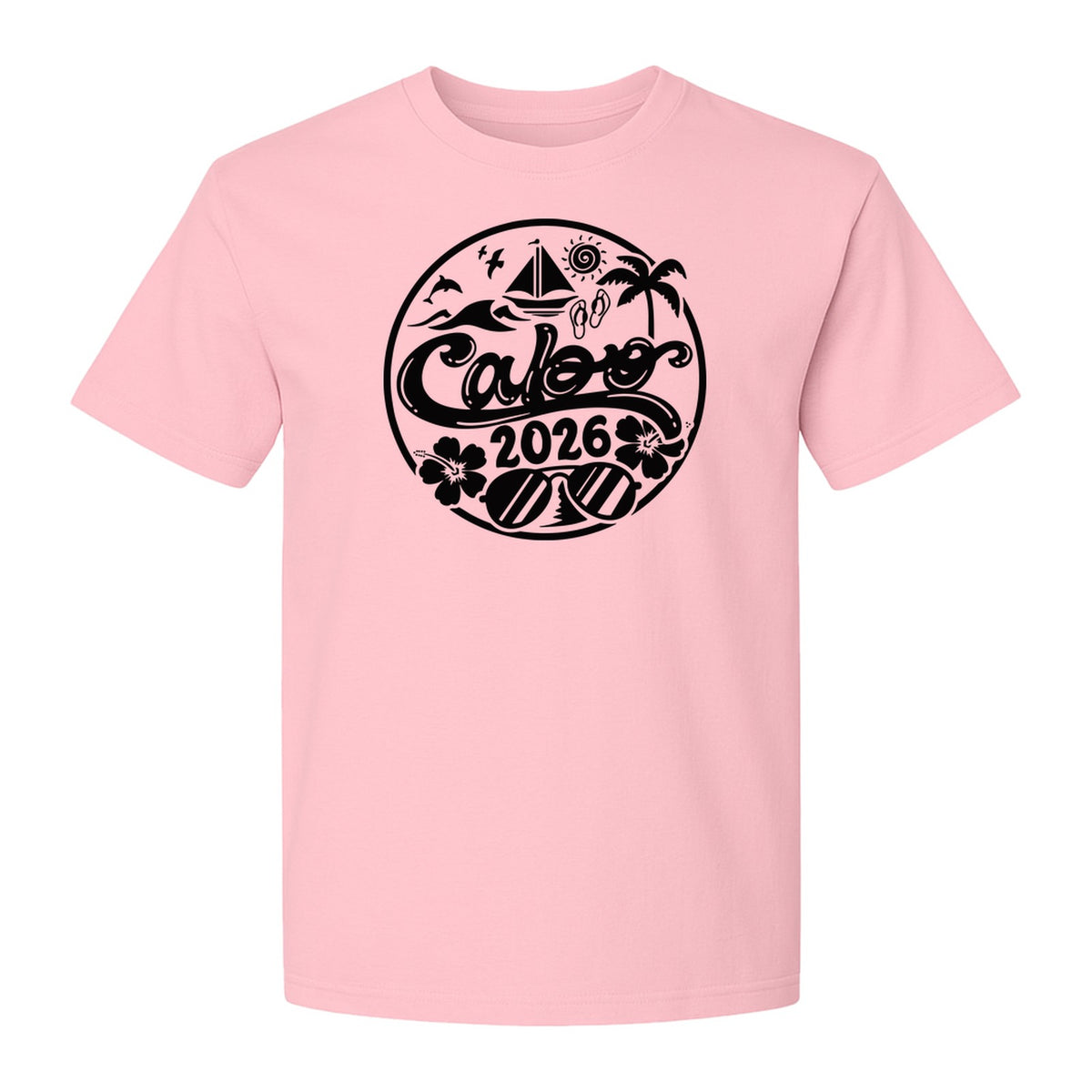 Cabo 2026 T-Shirt, Beach Vacation Graphic Tee for Travel Lovers and Family Getaways