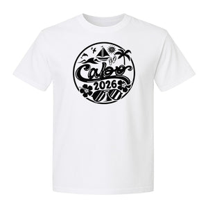 Cabo 2026 T-Shirt, Beach Vacation Graphic Tee for Travel Lovers and Family Getaways