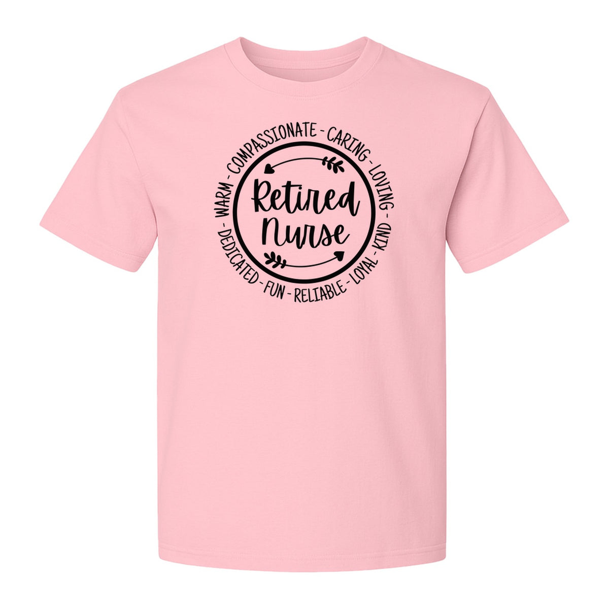 Retired Nurse T-Shirt, Compassionate Caring Legacy Design for Retirement Parties and Healthcare Farewells